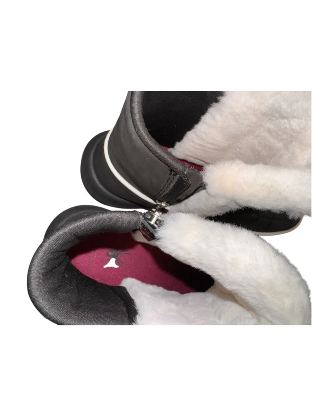 Women's Spyder Lumi Black & White Winter Boots US 7.5